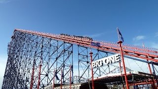 Blackpool Pleasure Beach Pepsi Max The Big One POV 1080p [upl. by Haelahk]