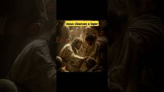 The Miracle of Healing Jesus and the LeperHealing of the Leper in Matthew 8 [upl. by Attelrahs959]