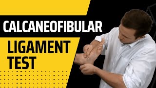 Calcaneofibular Ankle Ligament Stress Test Video Demonstration [upl. by Odrareve]