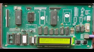 8085 II microprocessors addition 8085 trainer Kit [upl. by Lorusso]