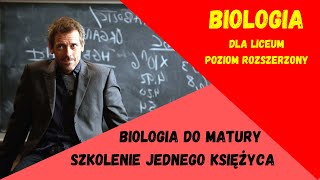 Matura z biologii Szkolenie jednego księżyca 2024 [upl. by Llevad]