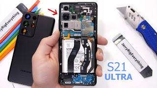 Galaxy S21 Ultra Teardown  Its bigger than you think [upl. by Autrey662]