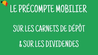 Précompte mobilier tout savoir sur labattement fiscal sur les intérêts et les dividendes Belgique [upl. by Sezen]