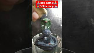 How to make mahadev clay art 2024bolenathstatus bole mahakal mahadev mahakalstatus mahakal [upl. by Crescen]