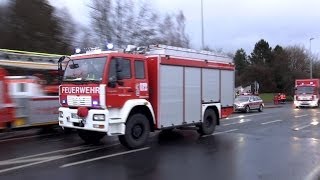 Feuer mit ManV in Altenheim RW  GW L FF Sulzbach [upl. by Ibloc]