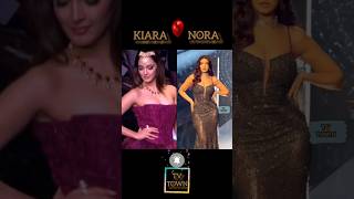 Nora Fatehi vs Kiara Advani norafatehi kiaraadvani honeysingh kritisanon trending shorts [upl. by Casavant]