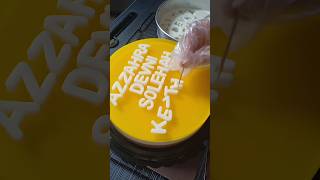 Proses Menghias Puding Ulangtahun trending viral shorts pudding birthday puddingsusu dessert [upl. by Kallman]