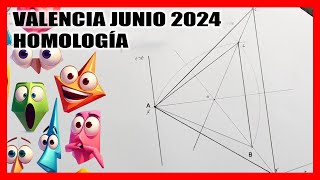 Ej 2 Homología 💡​​​​​​ PAU Valencia JUNIO 2024 ​✔️ Examen SELECTIVIDAD dibujo técnico resuelto [upl. by Farrand]