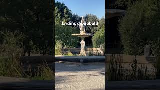 Um jardim encravado no meio de Florença Itália Jardins de Boboli JardinsdeBoboli [upl. by Raynard]