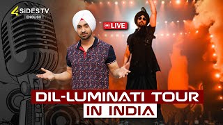 LIVE  Dil Luminati Tour in India  Punjabi singer and actor  4SiDESTVEnglish [upl. by Genny189]