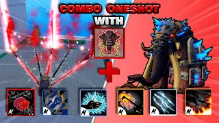 MAMMOTH Combo One Shot With All Melee  Blox Fruits update 20 [upl. by Ennaus858]