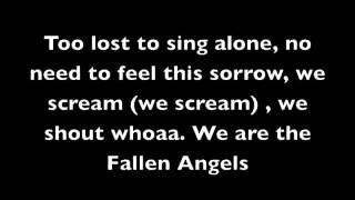 Fallen Angels Lyrics Black Veil Brides [upl. by Savinirs545]