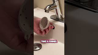 How to Clean Overflow Hole in Your Sink 💦 [upl. by Inaej]