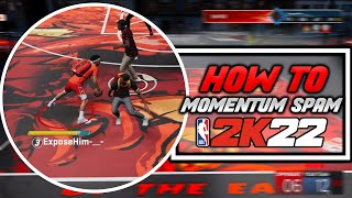 MOMENTUM CROSSOVER SPAM TUTORIAL  BECOME A DRIBBLE GOD ON NBA 2K22 [upl. by Acired581]