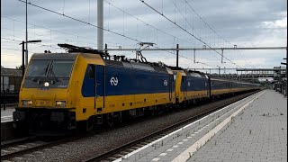 NS 186 001009006 met lege ic rijtuigen door Lage Zwaluwe [upl. by Adnylam464]