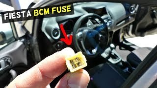 FORD FIESTA BCM MODULE FUSE LOCATION MK7 ST [upl. by Llirpa]