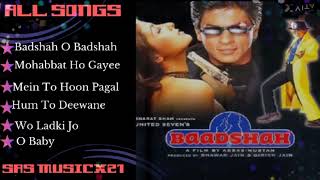 Baadshah Movie All Songs Shah Rukh khanTwinkle Khanna [upl. by Dang292]