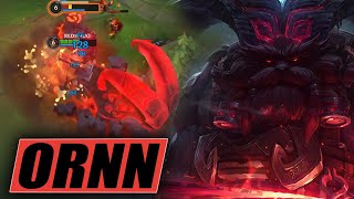 WILD RIFT ORNN GAMEPLAY NEW CHAMPION BUILD amp RUNES [upl. by Bunns]