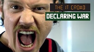 I Am Declaring War on STRESS Denholm The IT Crowd  Series 1 Episode 2 [upl. by Ahtekal]