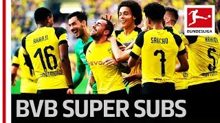 Dortmunds Dramatic 7Goal Thriller  Super Subs Alcacer amp Götze Save BVB Again [upl. by Ahtekal]