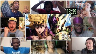 Gold Experience Requiem Giorno vs Diavolo JJBA Golden Wind Part 5 Episode 37 [upl. by Bright254]