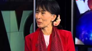 Daw Aung San Suu Kyis Interview with VOA Burmese on Rakhine State and Rohingyas [upl. by Balling]