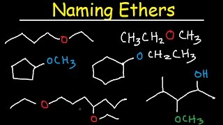 Naming Ethers  IUPAC Nomenclature With Branching Organic Chemistry Practice Problems [upl. by Anital]