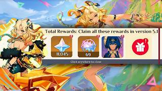 GOOD NEWS FREE 11045 PRIMOGEMS CONFIRMED in 51 for XILONEN NAHIDA HU TAO  Genshin Impact [upl. by Flodur731]