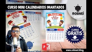 Curso para Crear Mini Almanaques Imantados [upl. by Glory62]