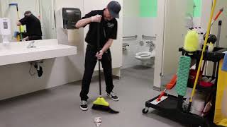 Janitorial Restroom Cleaning StepByStep Training [upl. by Annekam710]