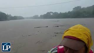 Pobladores alerta ante crecida del río Malacatoya en Granada [upl. by Novej]