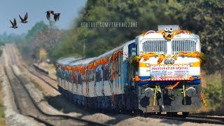 New Janshatabdi Express  Shimoga  Yesvantpur  Inaugural Run  Indian Railways [upl. by Morganstein62]