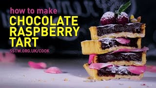 Chocolate Raspberry Tart  SSTW Cook guide [upl. by Nosnirb]