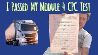 Become An HGV Driver CPC Module 4 Test amp Result [upl. by Ausoj233]