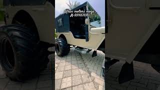 Monster 👹 jeep modified  Khan Motors Moga M09914876961 khanmotorsmoga jeep willy ytshorts [upl. by Aneel]