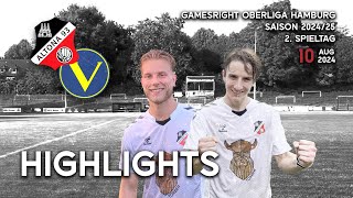 Highlights aus dem Spiel Altona 93 gegen SC Victoria  2 Spieltag Gamesright Oberliga Hamburg [upl. by Annaert]