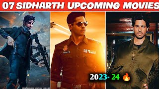 Sidhart Malhotra Upcoming Movies 20232024 Sidharth Malhotra Ki Aane Wali Filme 20232024 [upl. by Amargo]