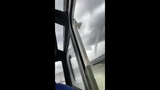 Wild video shows Louisiana deputies dodging waterspout [upl. by Edrea622]