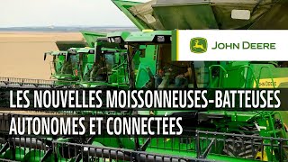 Évolution de la récolte  Moissonneusesbatteuses JOHN DEERE séries X9 S7 T6 et T5 [upl. by Naiva]