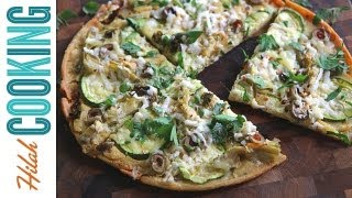 How to Make Socca Flatbread Pizza  Hilah Cooking [upl. by Nakashima]