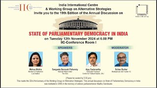 State of Parliamentary Democracy in India [upl. by Kornher]