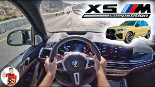 The 2024 BMW X5 M Comp is a Practical Powerhouse POV Drive Review [upl. by Arrim464]