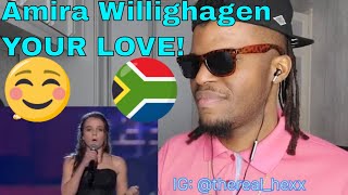 AFRICANS FIRST REACTION TO Amira Willighagen  Your Love theme from Once Upon A Time In The West [upl. by Aleacin564]