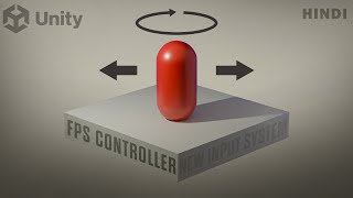 FPS CONTROLLER IN Unity  New input system  Hindi [upl. by Aeynod318]