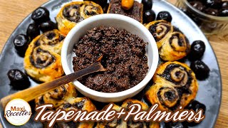 Tapenade et Palmiers Salés Recette Apero Facile et Rapide [upl. by Krantz]