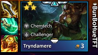 Full TFT Chemtech Army Tryndamere Carry 5 ChemtechTeam Comp TFT 65 Tryndamere  TFT PBE Set 65 [upl. by Ramaj]