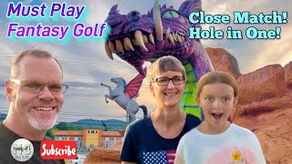 A RARE ENDING to our Mini Golf Match as only ONCE before MUST see Fantasy creatures minigolf [upl. by Aihsot]