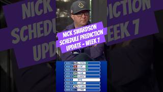 Nick Swardson Schedule Prediction Update  Week 7 skol vikings lions nfl football nfc lol [upl. by Hayn]