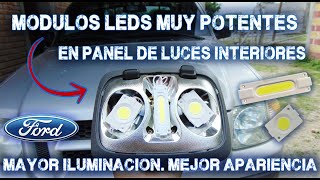 Como Instalar Módulos LED Muy Potentes En Panel De Luces De Cortesía  FORD EXPLORER SPORT TRAC [upl. by Keheley]