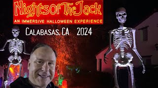 Nights of the Jack 2024  Halloween Walking Tour in Los Angeles Calabasas [upl. by Eissen255]